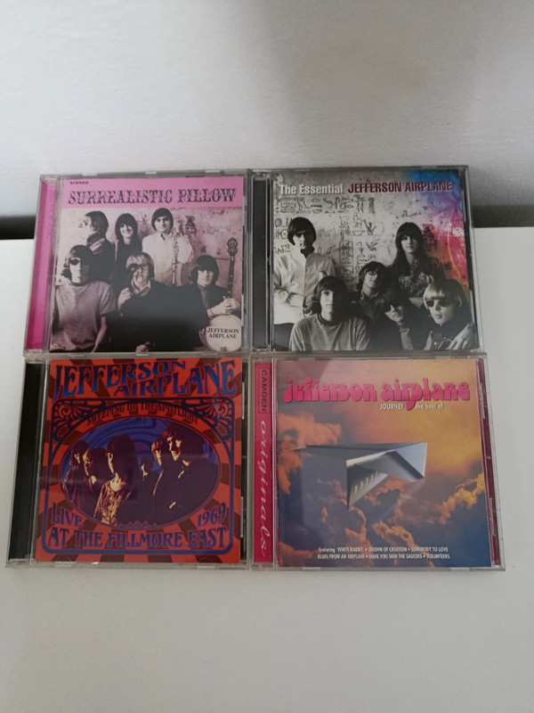 cd jefferson airplane lot 4 cd the essentiel  , surrealistic pillow