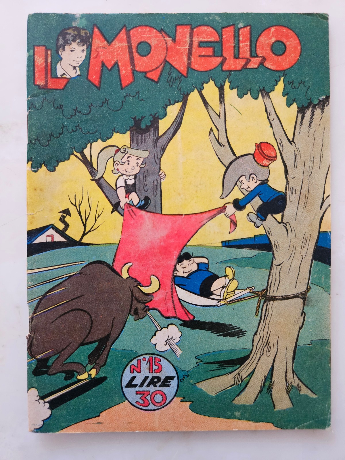 c5) IL MONELLO  n.   15 - ed. Universo 1955 -  ottimo+