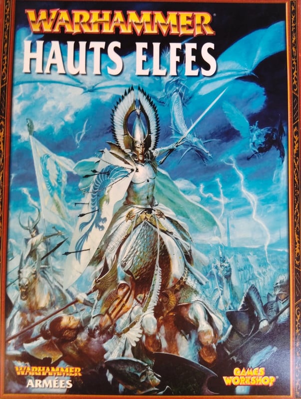 Livre d'armée codex Warhammer v7 hauts elfes