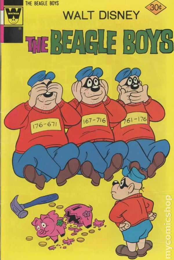 Beagle Boys #31 VG 1976 Whitman Stock Image Low Grade