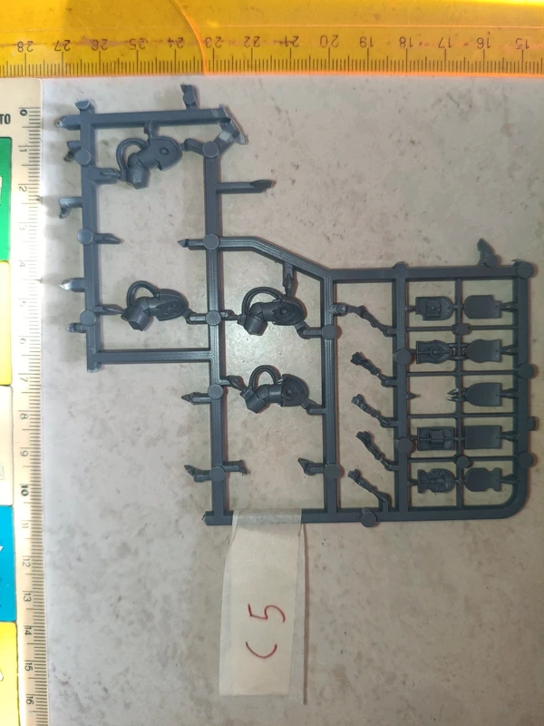 Warhammer 40k - Sprue Accessori Araldica e Braccia Grey Knights Terminator Bitz