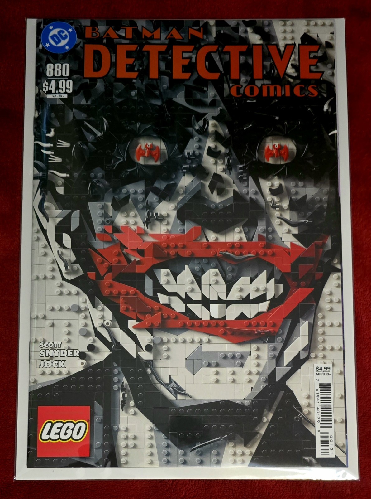 Detective Comics #880 ~ variante LEGO ~ copertina Jock Joker ~ DC 2026 ~ facsimile ~ quasi nuovo +