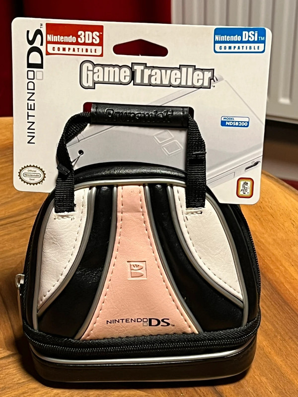 Nintendo DS Tasche - rosa weiß - neu