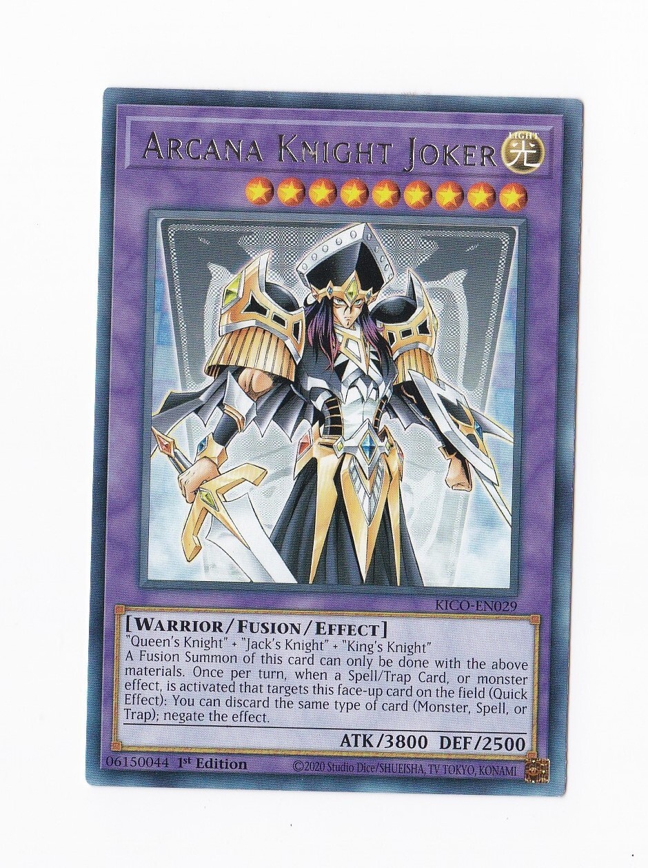 2020 Konami YuGiOh! 1st Edition - Arcana Knight Joker KICO-EN029