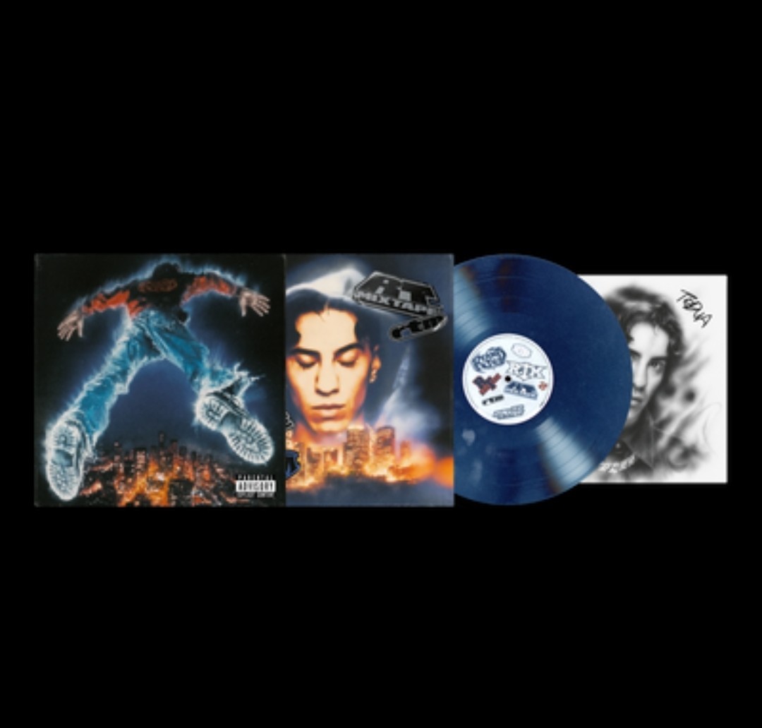 Tedua Ryan Ted - LP Autografato TRANSPARENT BLUE 