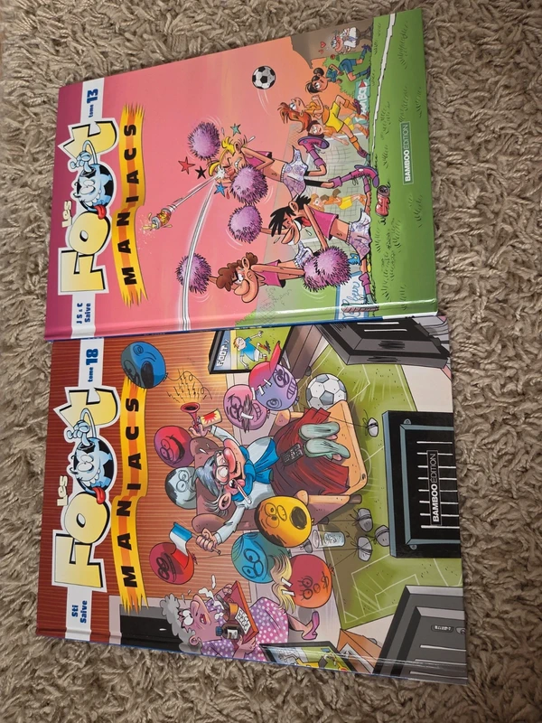 Les foot maniocs tome 13 et tome 18 neufs