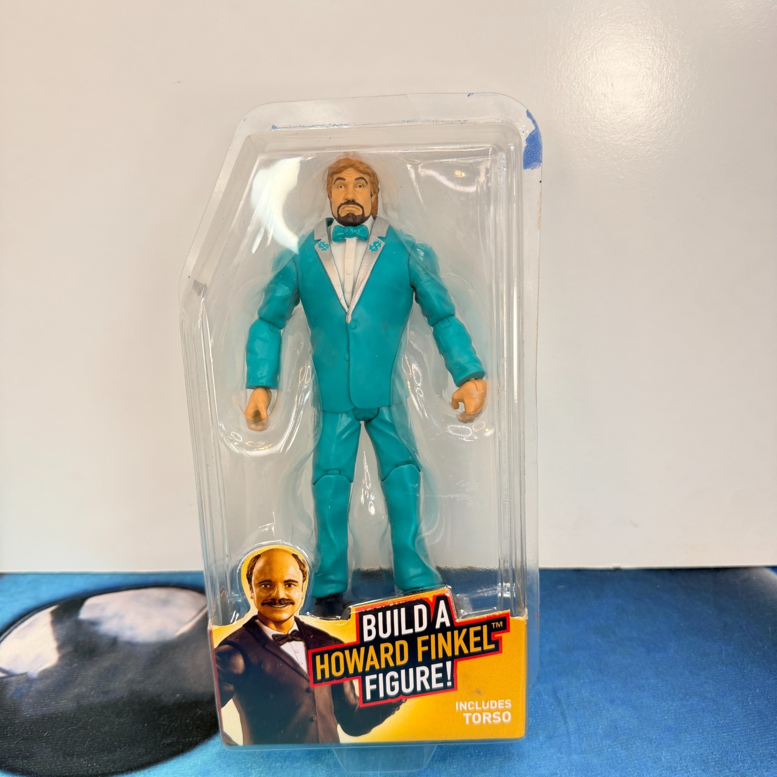 WWE Mattel Flashback Ted DiBiase Green Suit Figure Howard Finkel BAF Torso