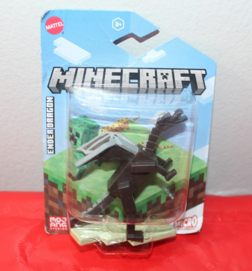 NUOVO Mattel Mojang Ender Dragon Minecraft 2" Modellino ~ Micro Collezione