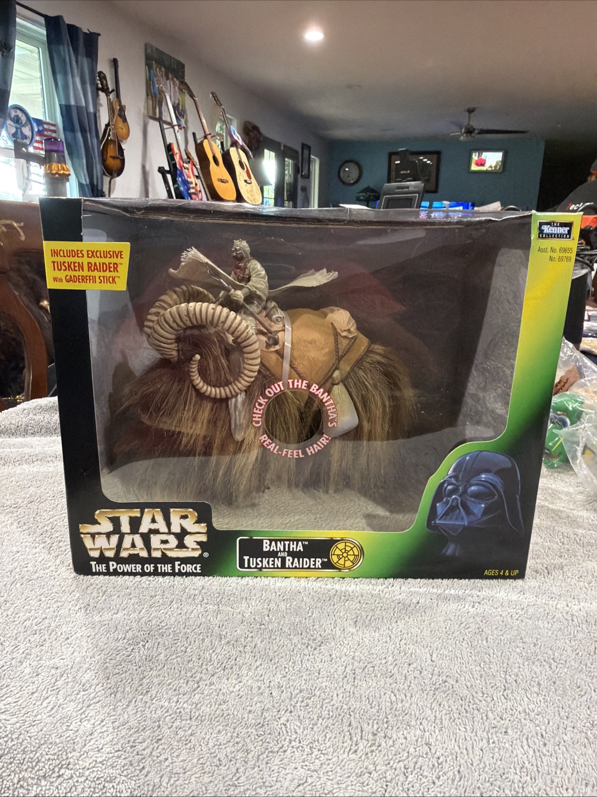 Star Wars Il Potere della Forza Bantha e Tusken Raider Set Figurine 1998 Kenner