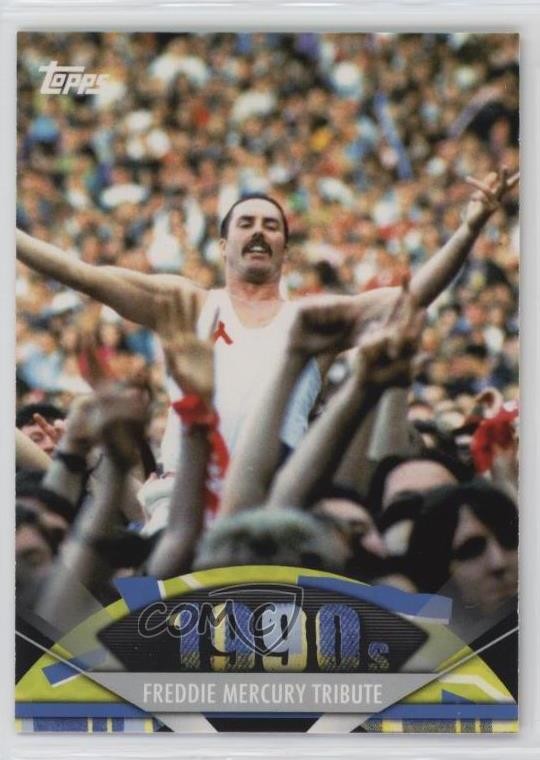 2011 Topps American Pie Freddie Mercury Tribute #166 6x6