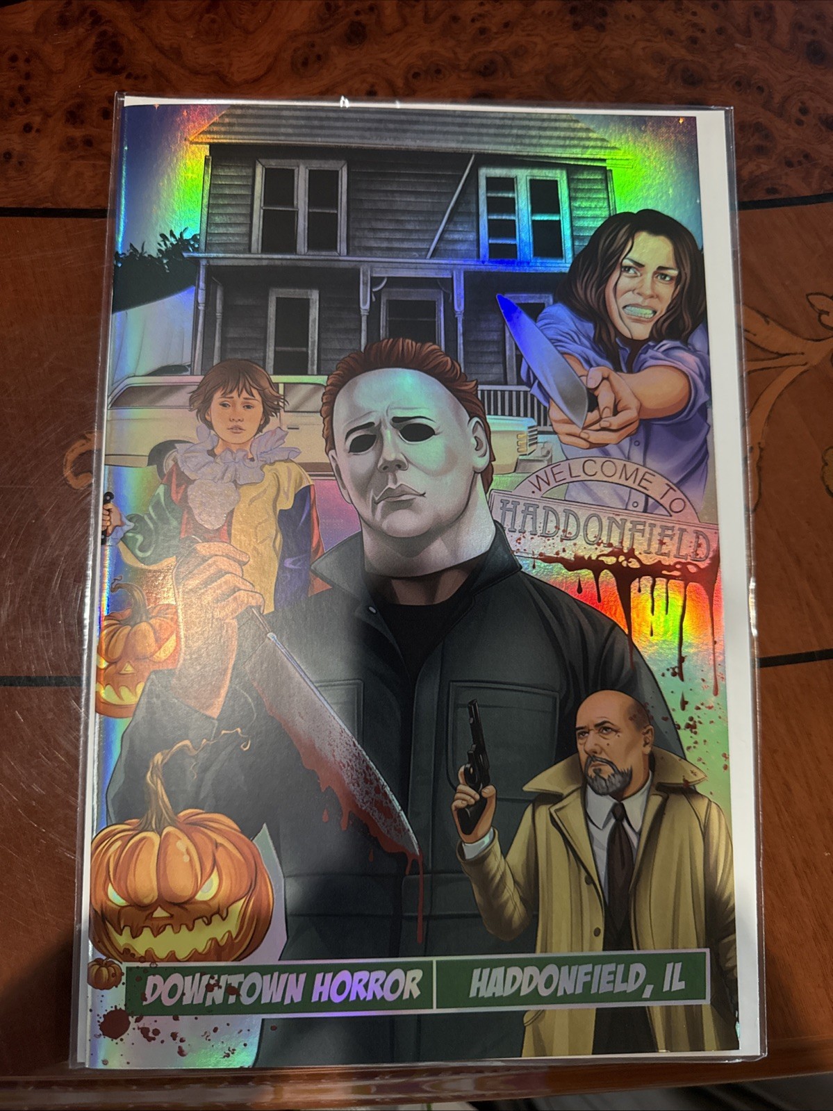 FAME JOHN CARPENTER "DOWNTOWN HORROR #1 NYCC 2025 "SILVER FOIL" CON CERTIFICATO DI AUTENTICITÀ LTD 175