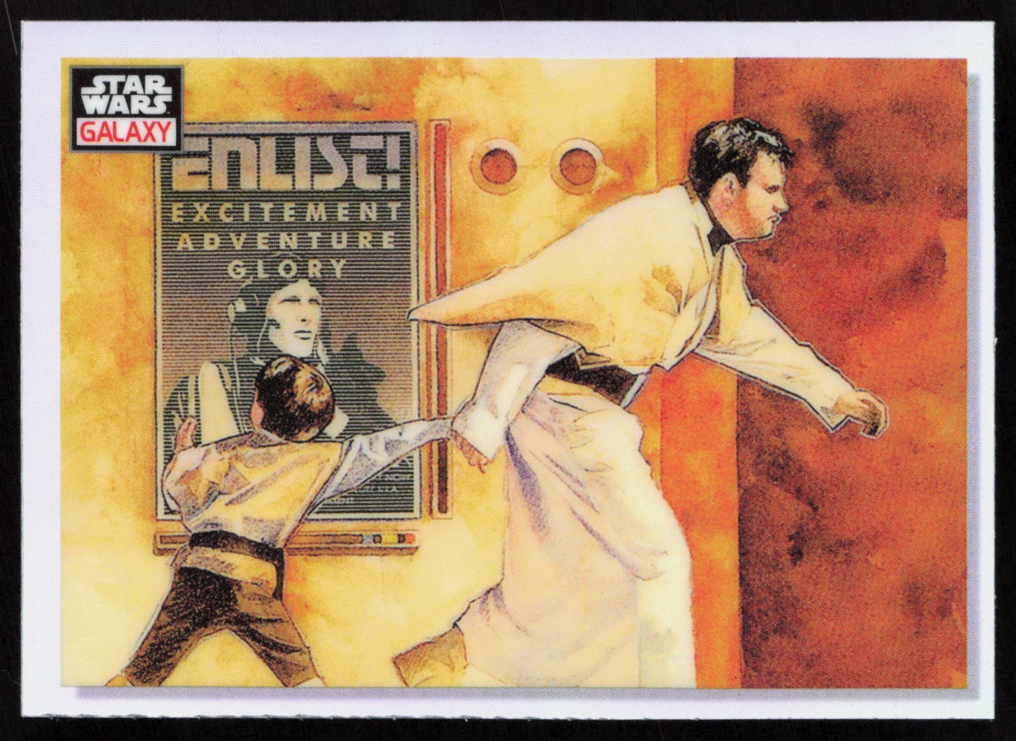 2023 Topps Star Wars Galaxy Chrome Refractor Parallel Base Card 32