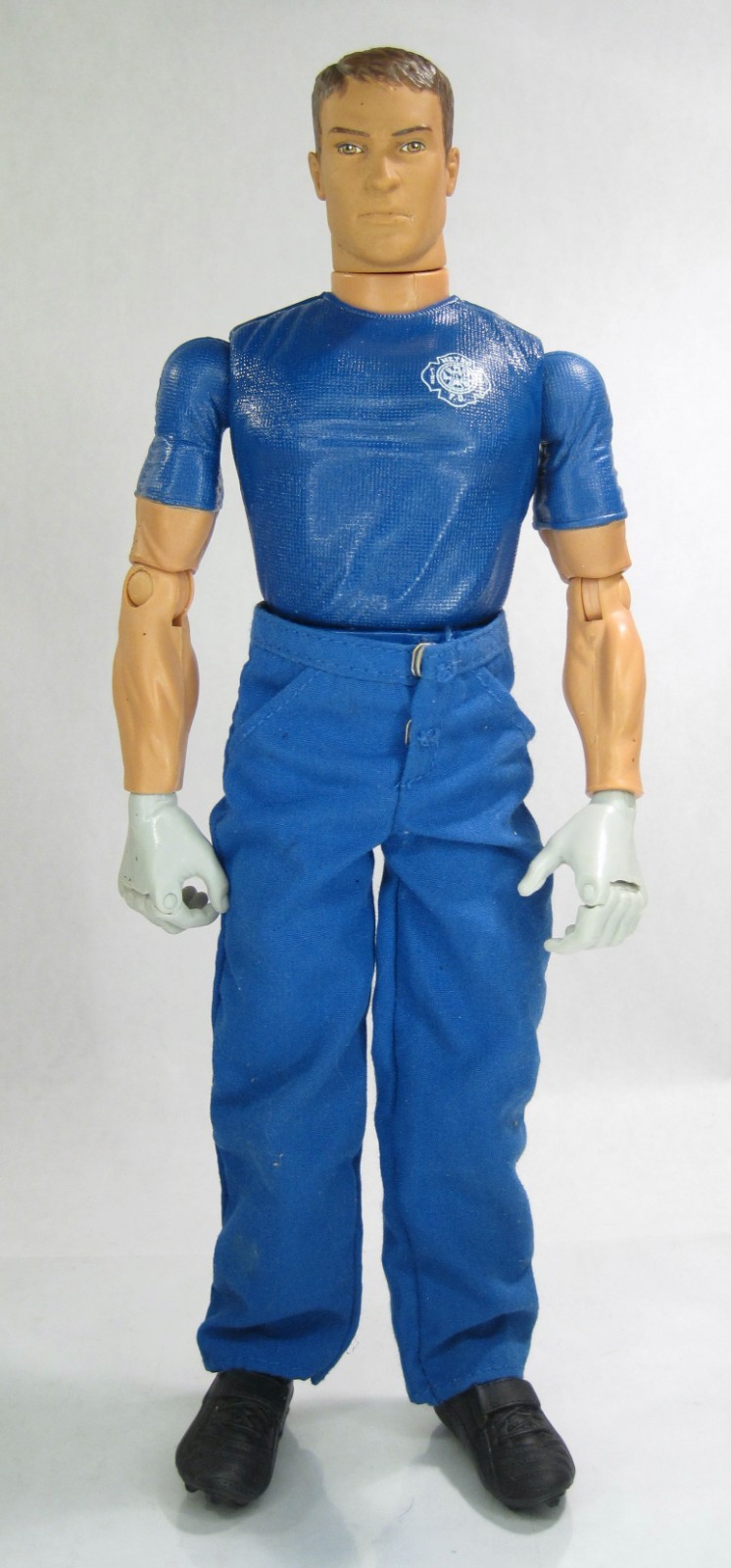 Hasbro Vintage 2003 G.I. Joe Rope Rescue Firefighter 12" Figure Loose