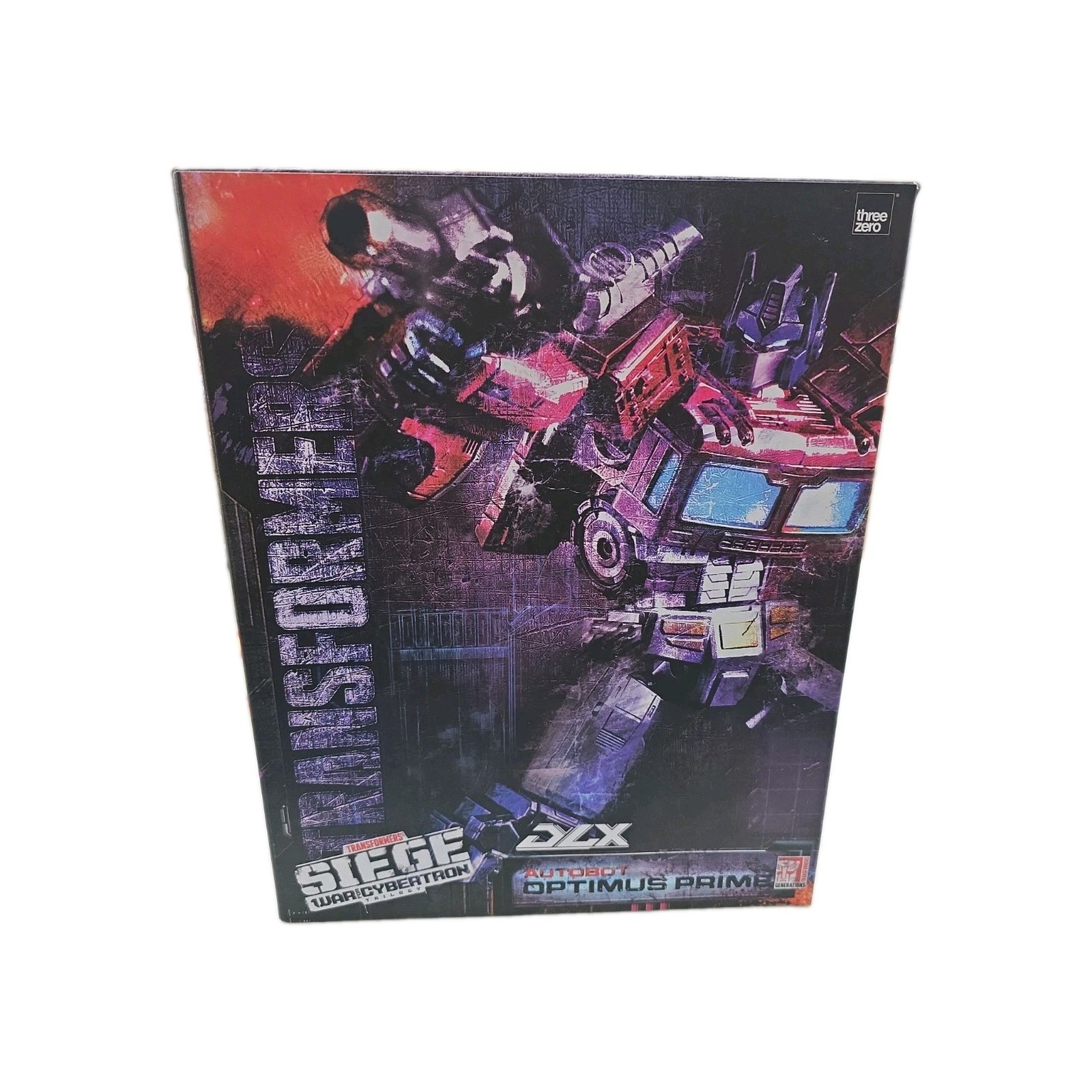 Threezero Optimus Prime DLX Transformers Action Figure SIEGE War NUOVO SIGILLATO