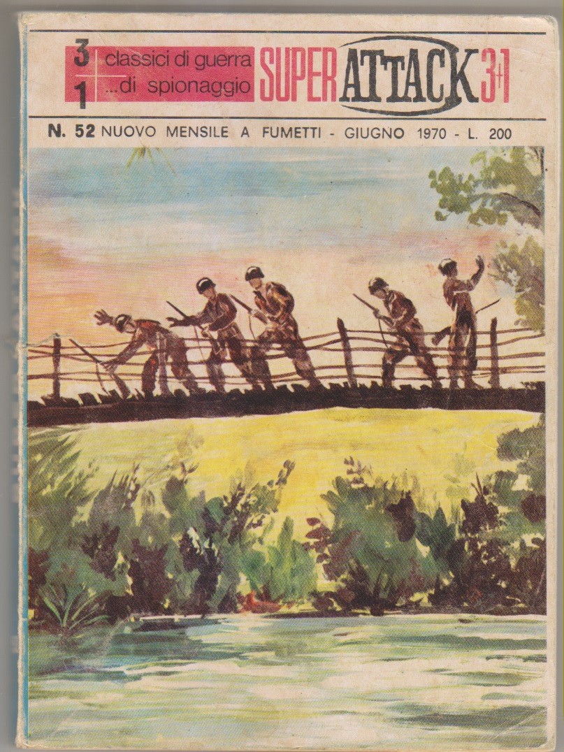 SUPER ATTACK N. 52 editrice Junior Giugno 1970 