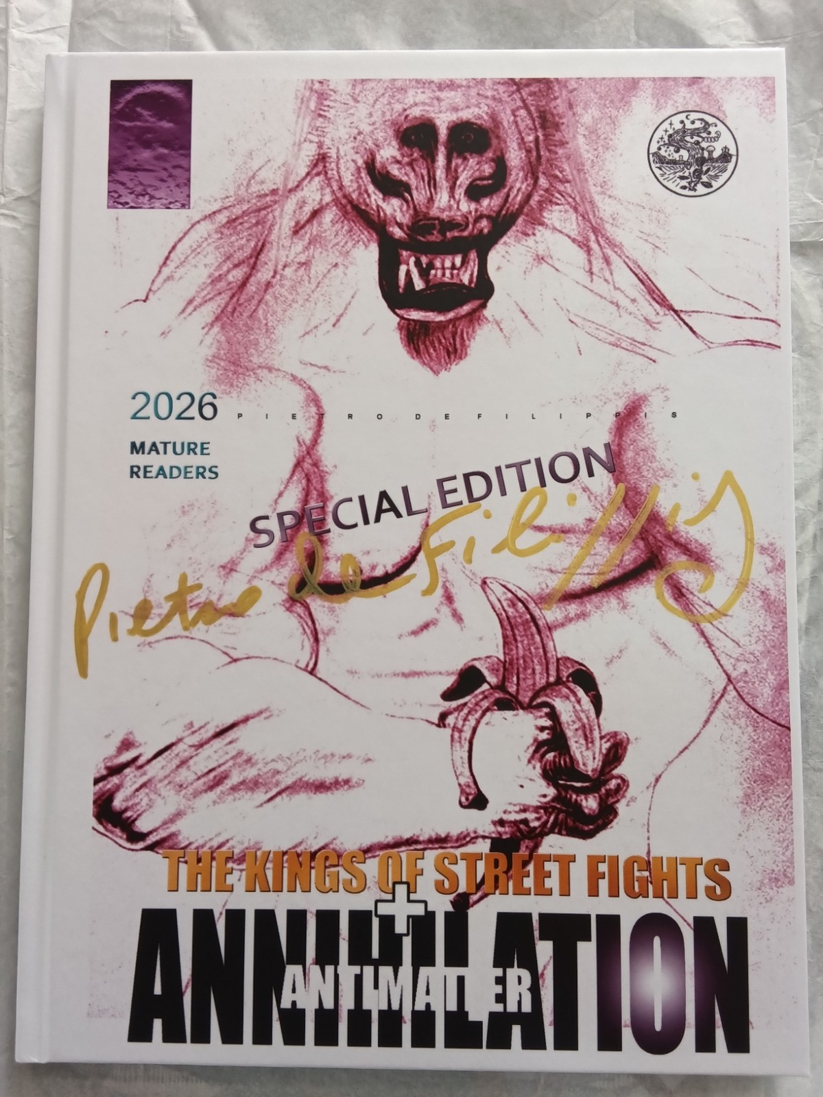 Fumetto underground hardcover con due sketch originali