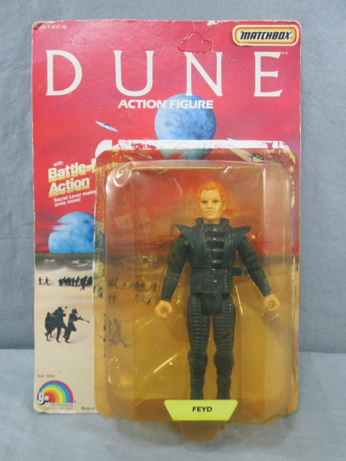 Modellino Dune FEYD Battle-Matic 5" 1984 vintage LJN