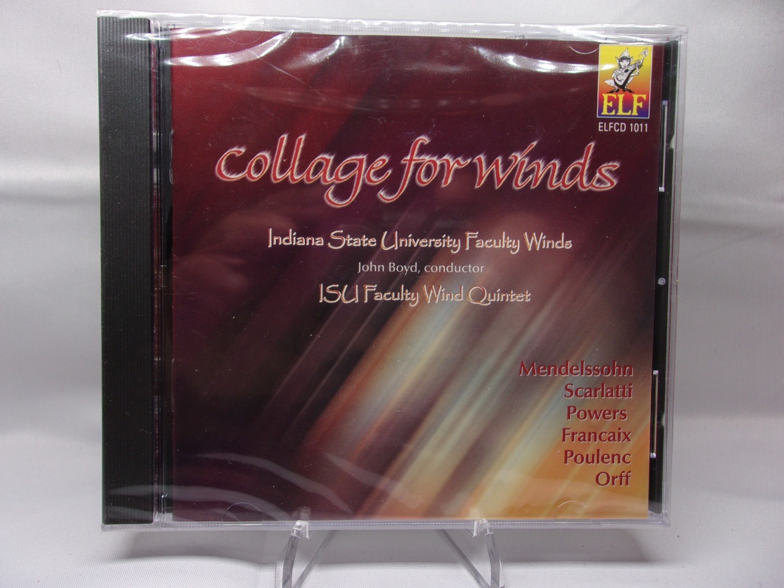 NEW FACTORY SEALED CD- COLLAGE FOR WINDS- ISU FACULTY WIND QUINTET / JOHN BOYD