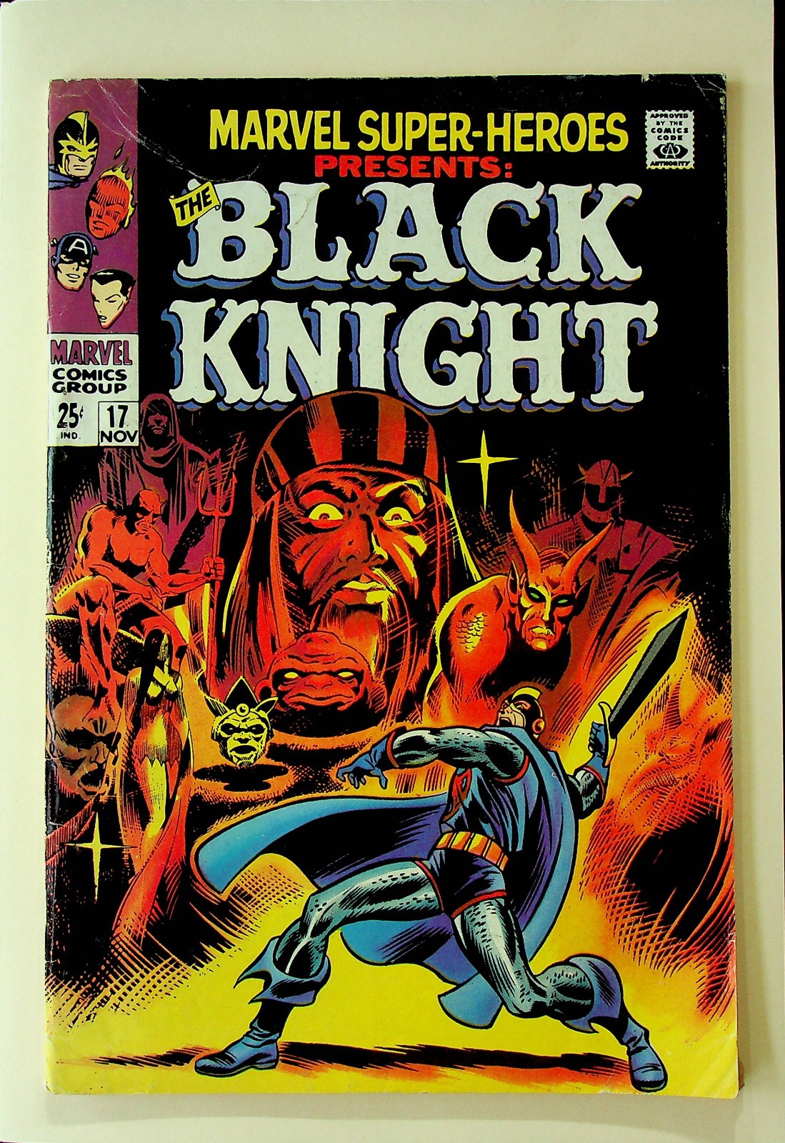 Marvel Super-Heroes #17 - Cavaliere Nero - (Novembre 1968, Marvel) - Buono/Molto Buono