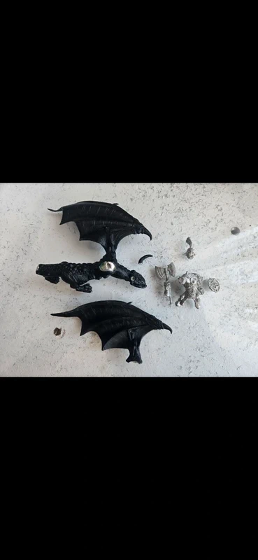 Orc warboss on wyvern