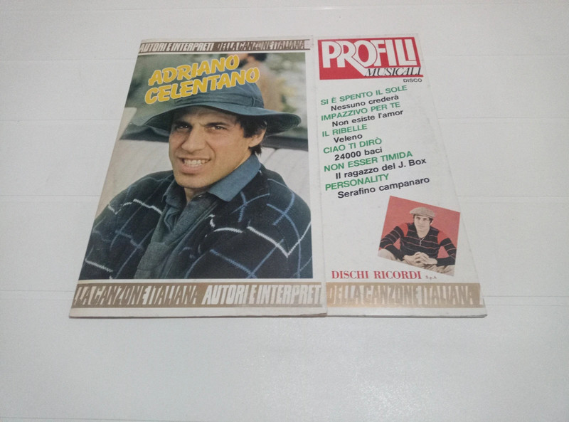 Adriano Celentano – Profili Musicali LP Vinile Vinyl (1982) EX/VG+