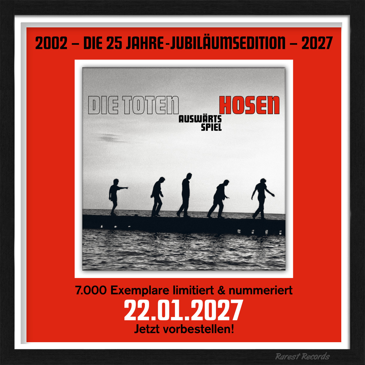Toten Hosen-Auswärtsspiel-Limited Numbered LP Vinyl Edition-SOLD OUT-PRE ORDER