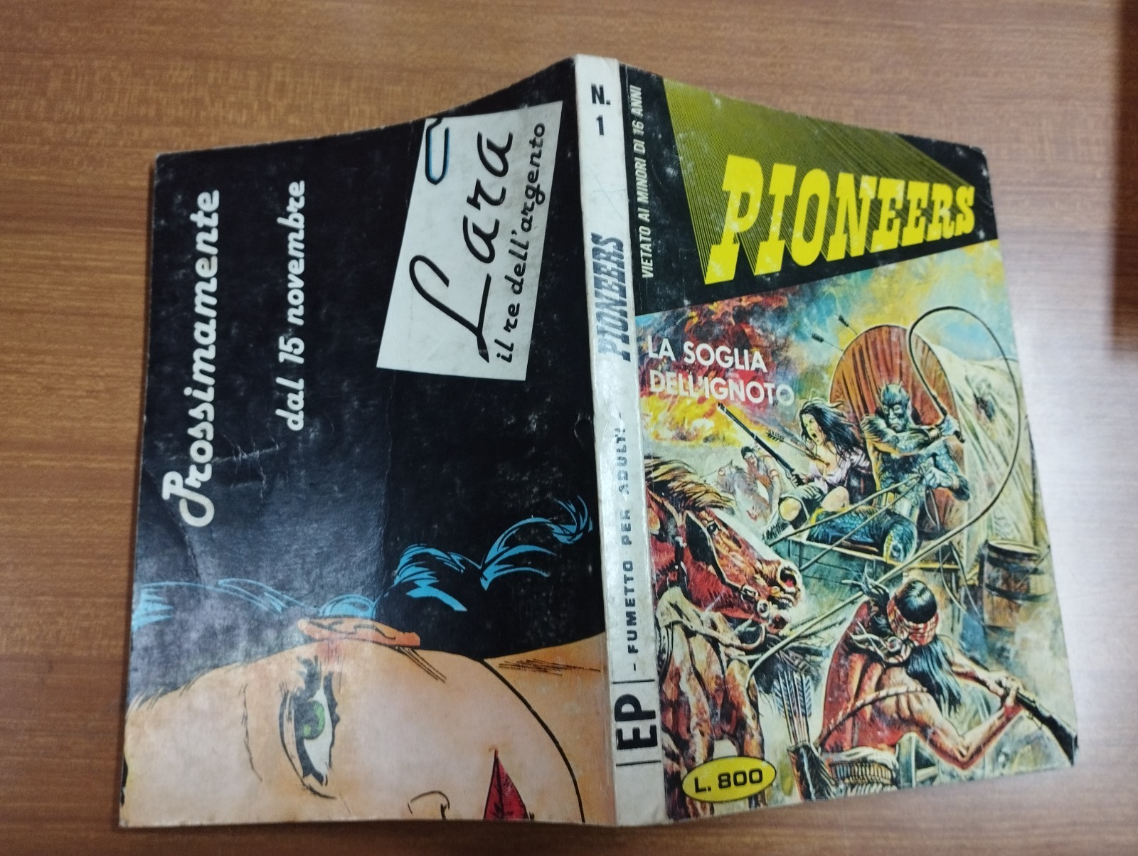 "PIONEERS" - FUMETTO N. 1 - DEL DICEMBRE 1980 - EDIZIONE EDIPERIODICI