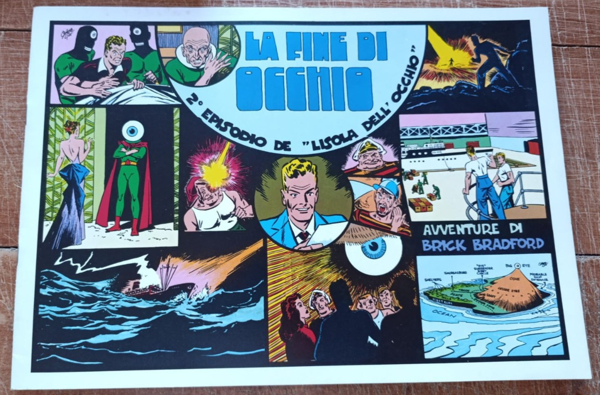 BRICK BRADFORD club anni 30 (La fine di occhio)