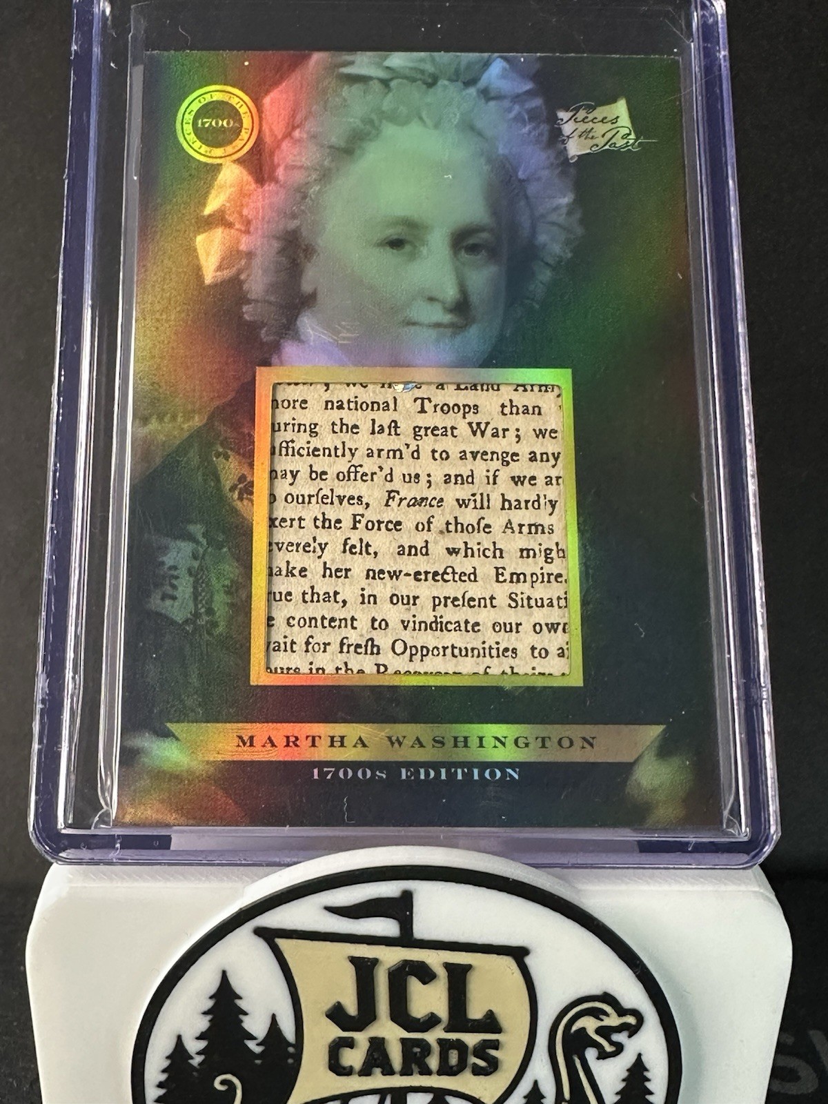 2024 Pezzi del Passato 1700 - Martha Washington #255 Jumbo Autentica Reliquia