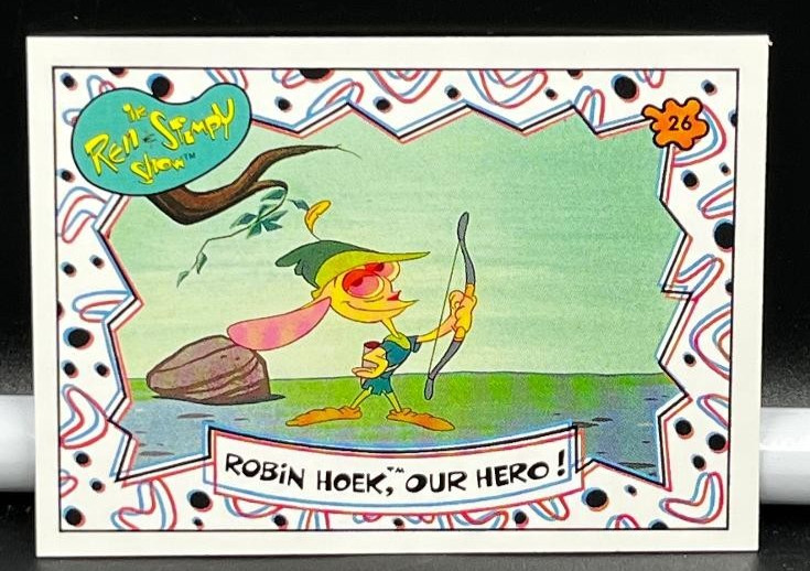 1993 Topps Collector Trading Cards Ren & Stimpy Robin Hoek, il nostro eroe #26