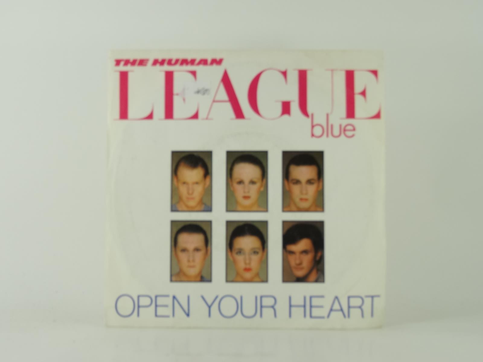 THE HUMAN LEAGUE OPEN YOUR HEART (1) (13) 2 Track 7" Single plus Picture Sleeve 