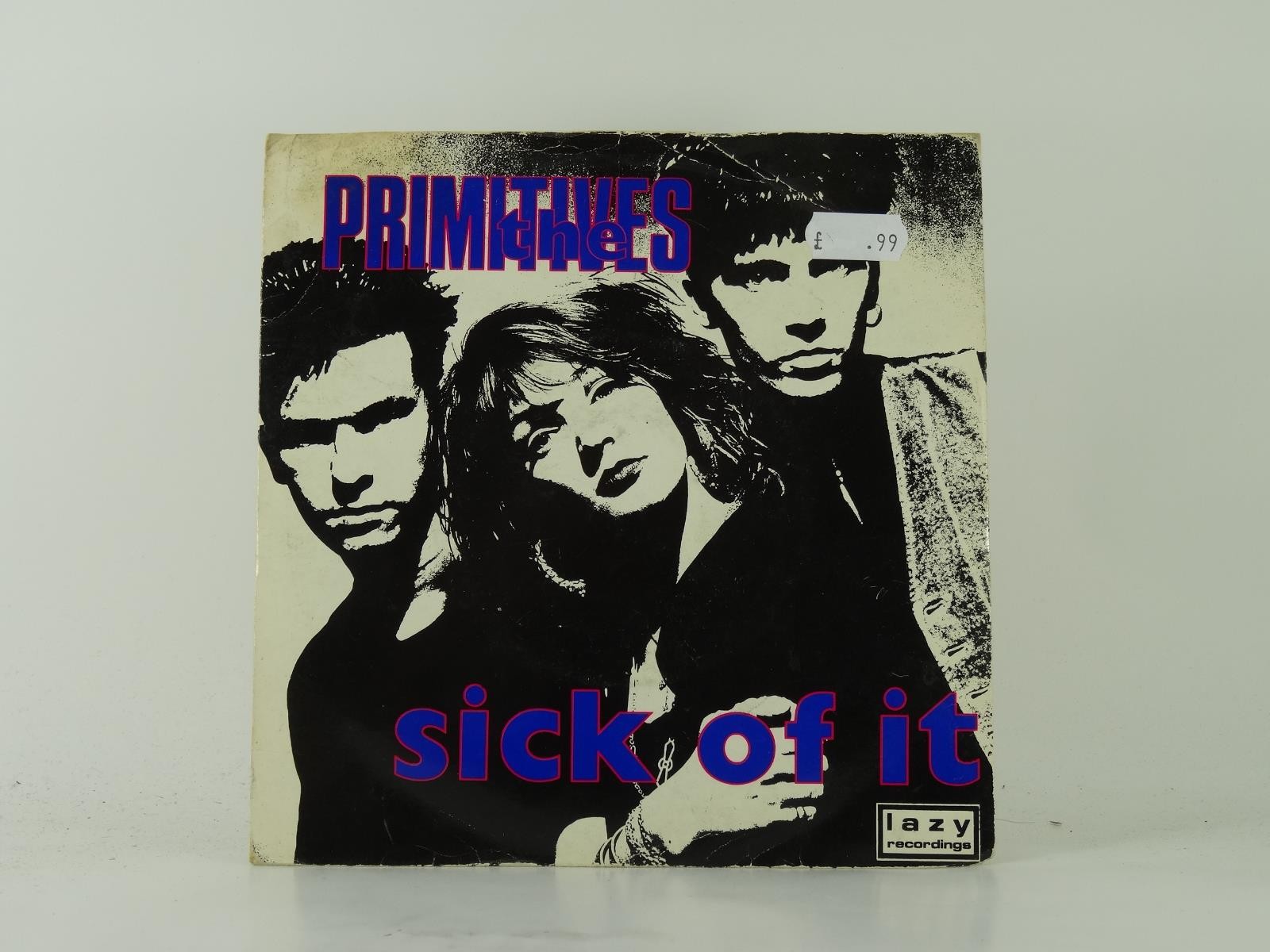 THE PRIMITIVES SICK OF IT (7) 2 Track 7" Single plus Picture Sleeve BMG RECORDS