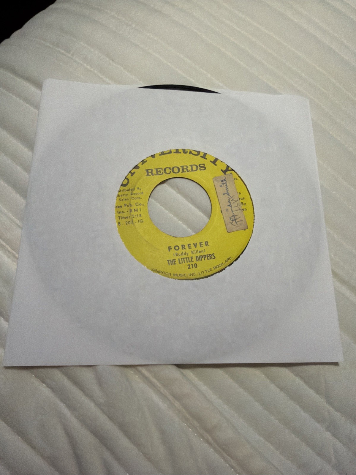 THE LITTLE DIPPERS - FOREVER / Two By Four - 1960 UNIVERSITY~ Doo Wop VG+