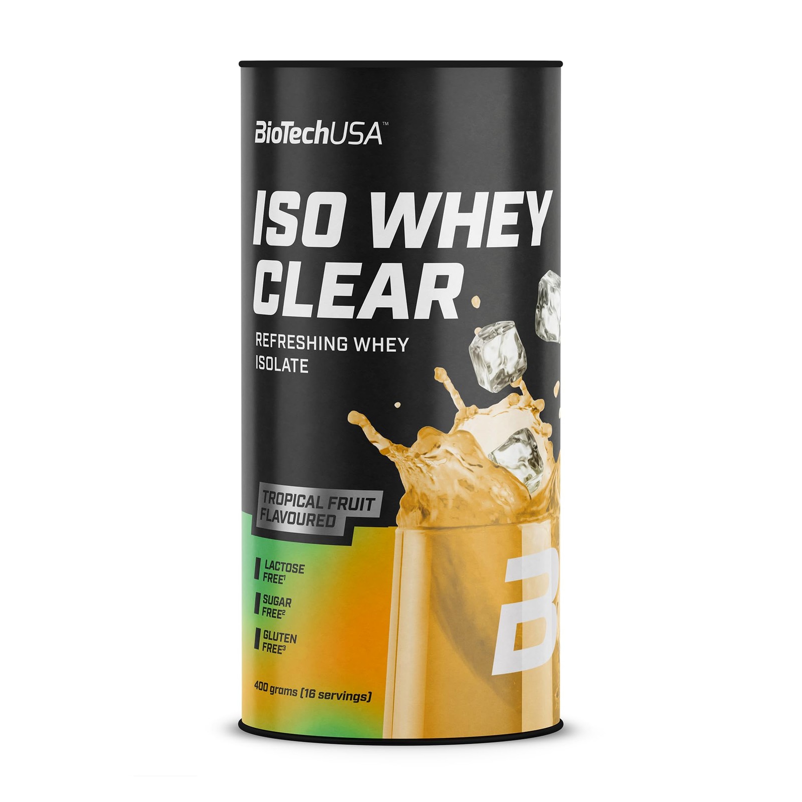 BioTechUSA Iso Whey Clear isolato di siero rinfrescante e fruttato Alto