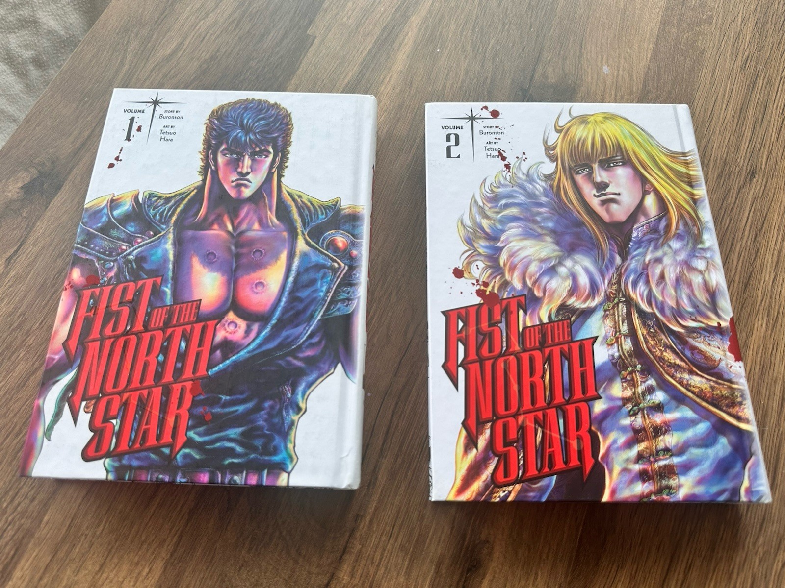 Fist of the North Star Manga Volumes 1 & 2 , Hardcover, Excellent Condition