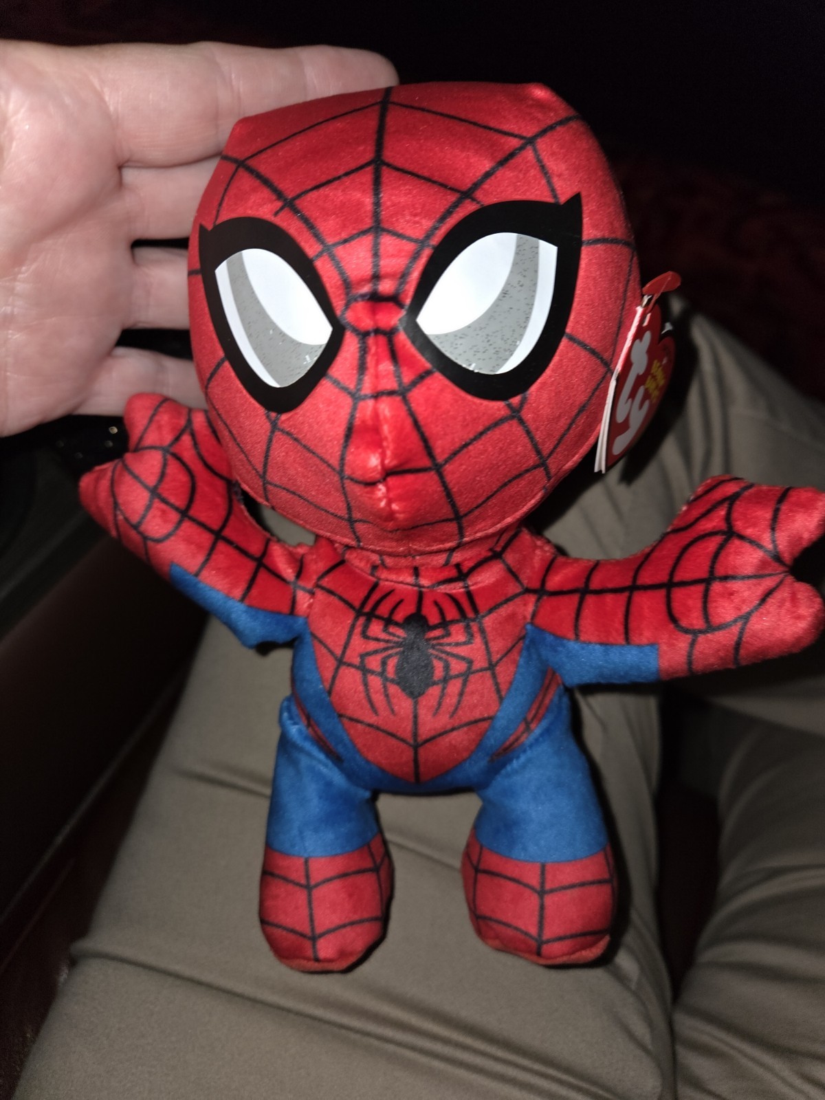Peluche Marvel Spider - Uomo Film TY NUOVO CON ETICHETTE Cinemark Teatro 