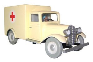 MOULINSART Tintin  "Asylum Ambulance" From "Cigars Of The Pharaoh" Scale Model U