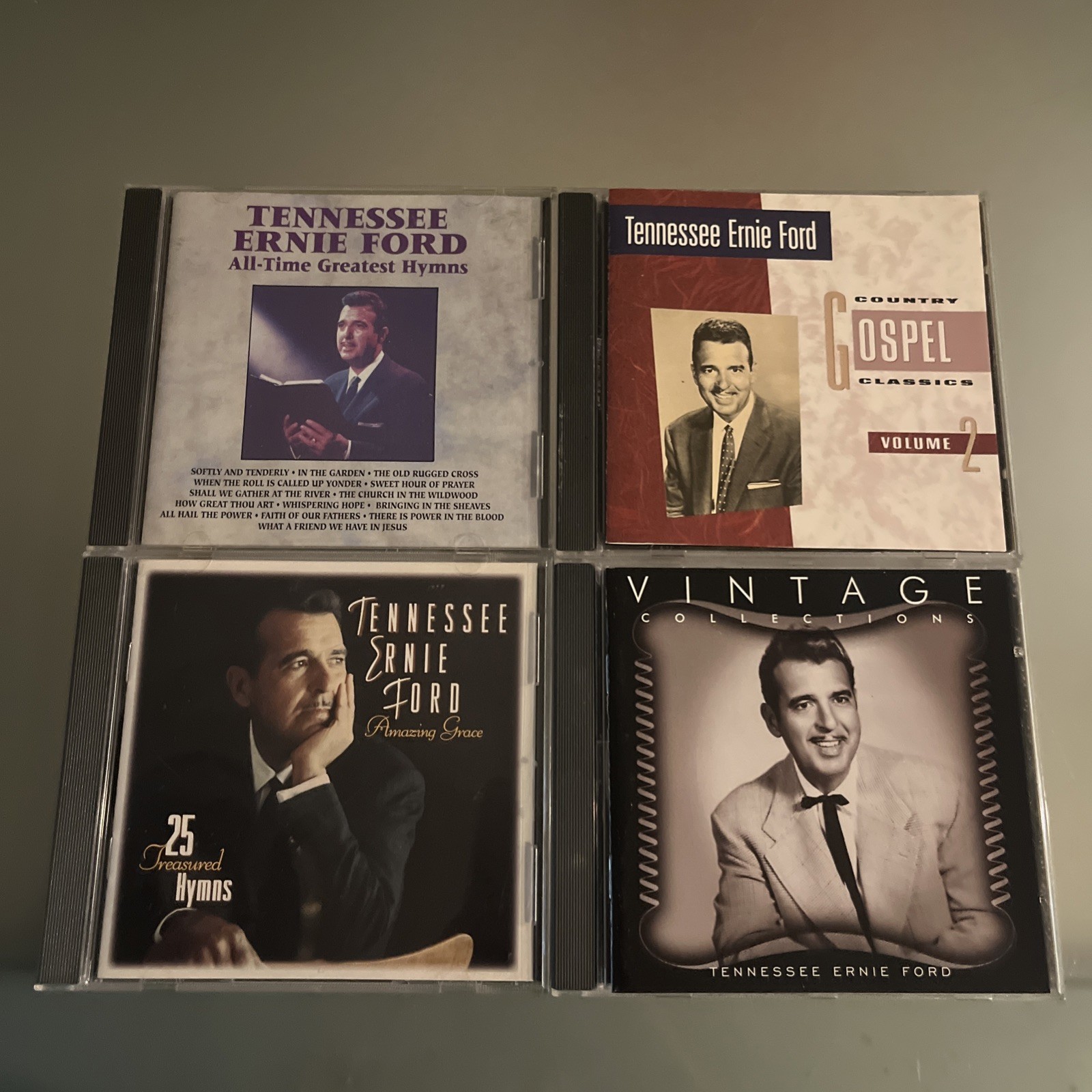 Tennessee Ernie Ford 4 💿LOT: All-Time Greatest Hymns, Classics, Hymns, Vintage