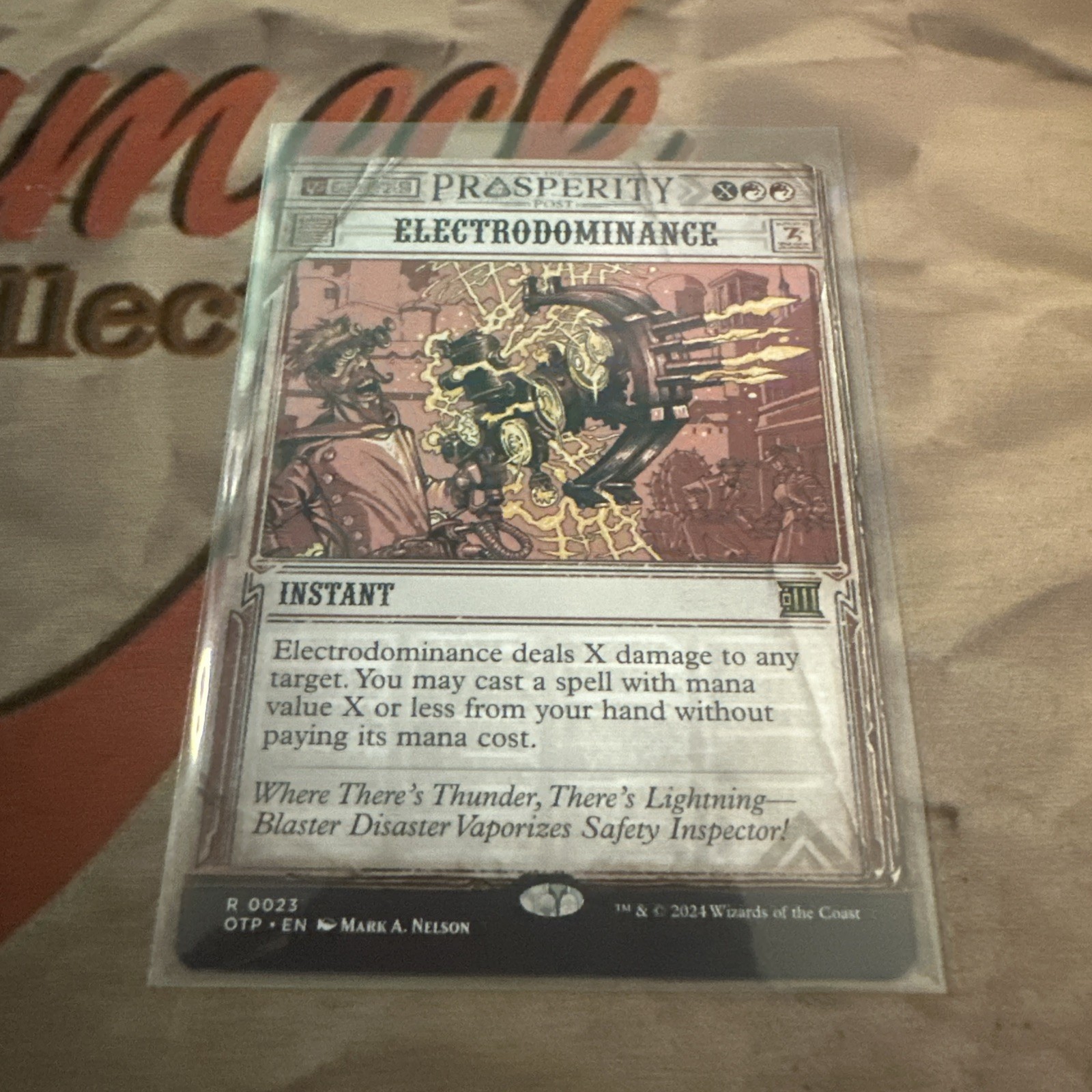 Electrodominance Outlaws of Thunder Junction: Breaking News Foil #0023