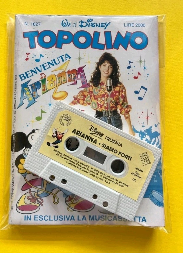 TOPOLINO 1827 DEL 2.12.90 MC ARIANNA SIAMO FORTI