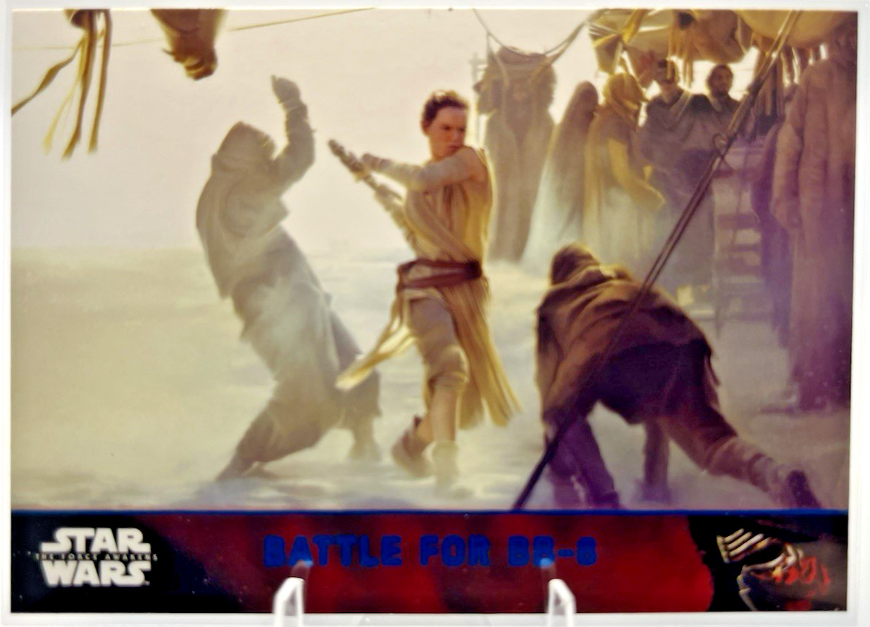 2015 Topps Star Wars Battle For BB-8 #88 Rey BB-8 Il Risveglio della Forza - Viola