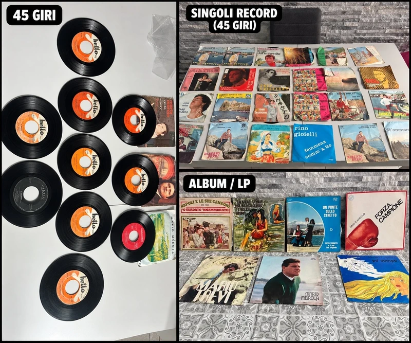 Lotto vinili - 33/45 giri vendita in blocco 📦