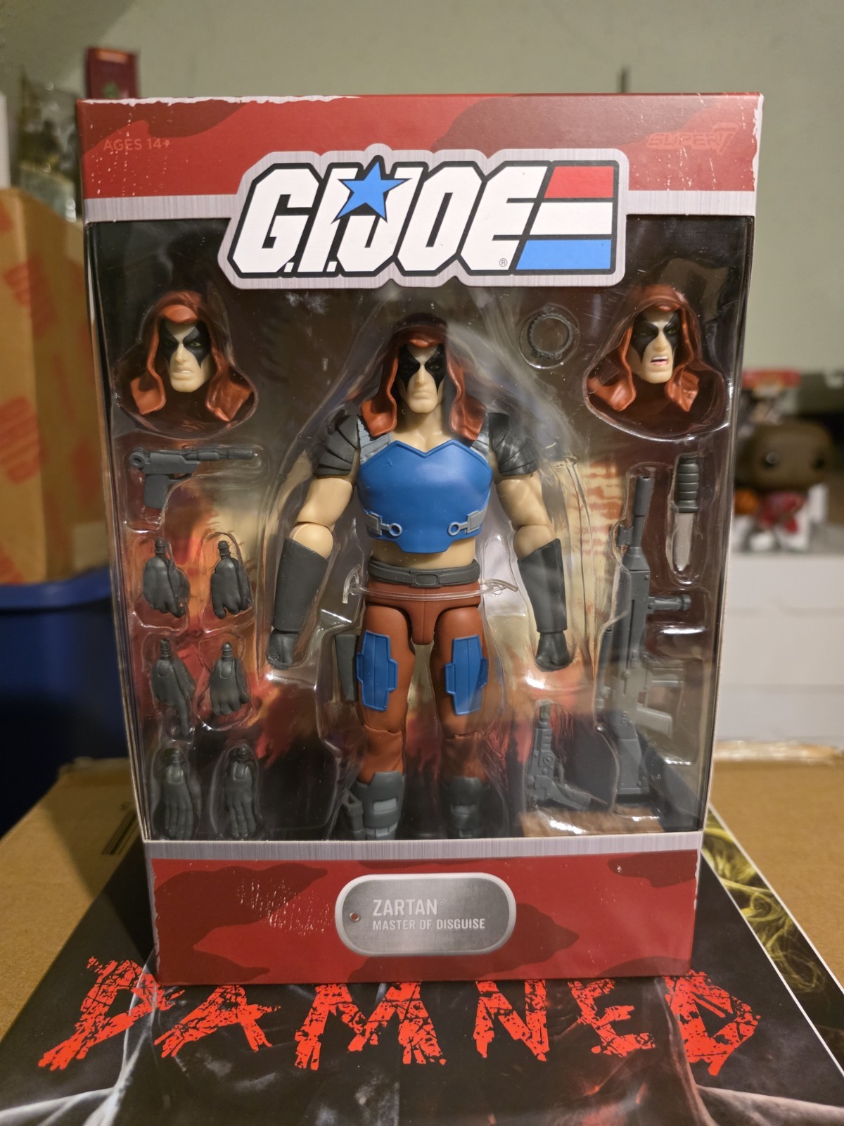 GI JOE ULTIMATES ZARTAN DREADNOK WAVE 4 SUPER 7 FIGURE SEALED