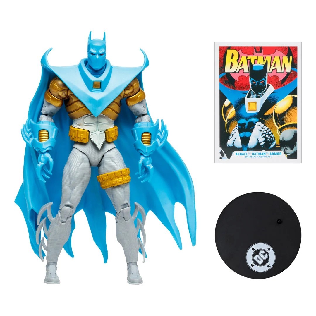 McFarlane DC Multiverse Gold Label Azrael Batman Armor Knightfall Walmart ecc.