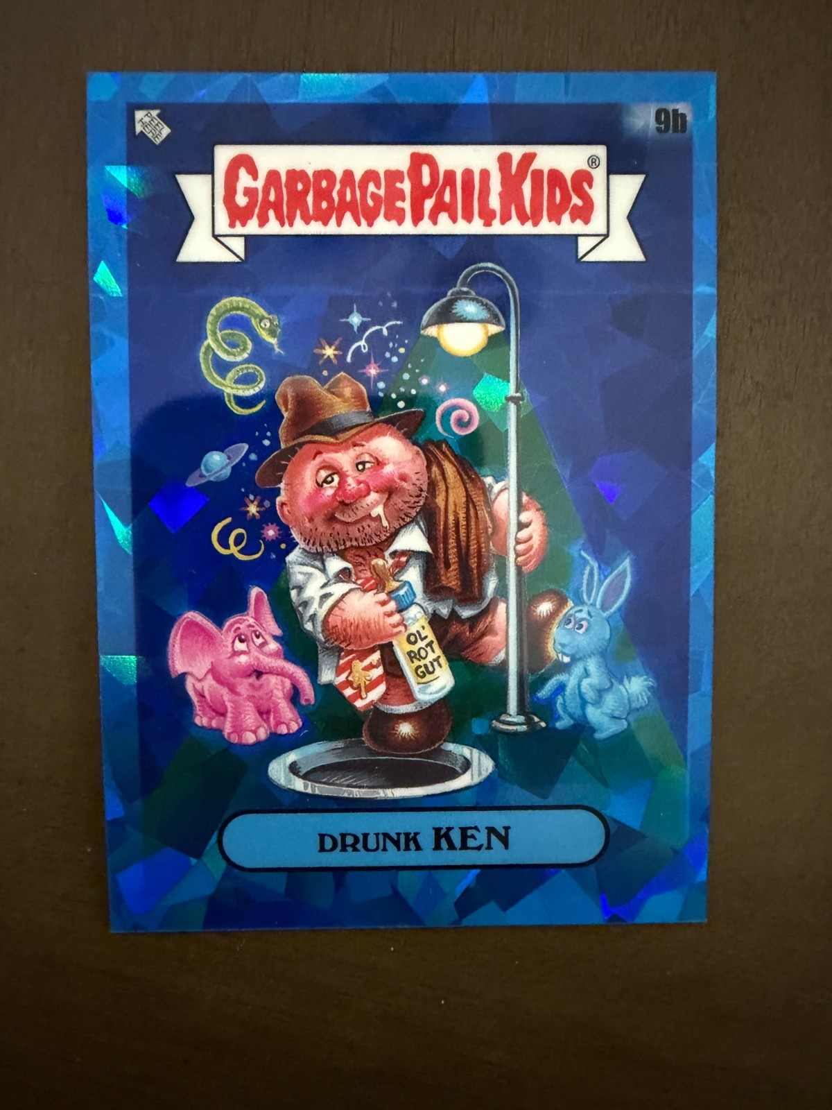 DRUNK KEN 2020 Topps Garbage Pail Kids edizione zaffiro #9b serie 1