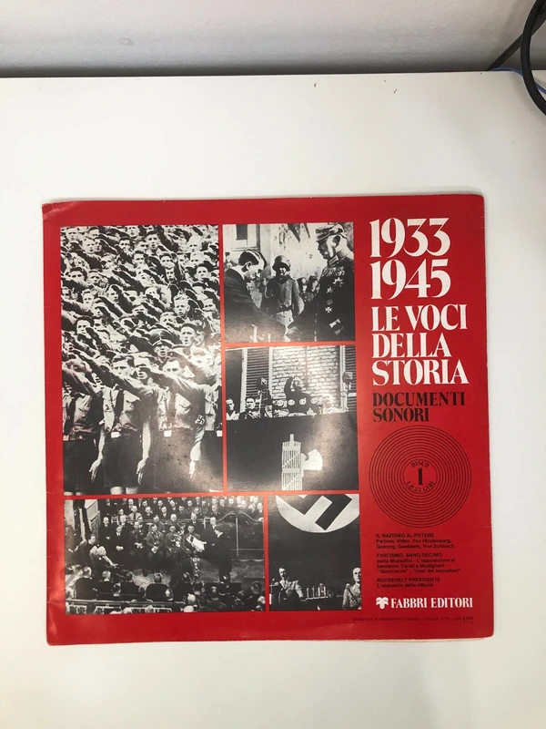 Disco vinile "1933-1945 Le voci della storia"