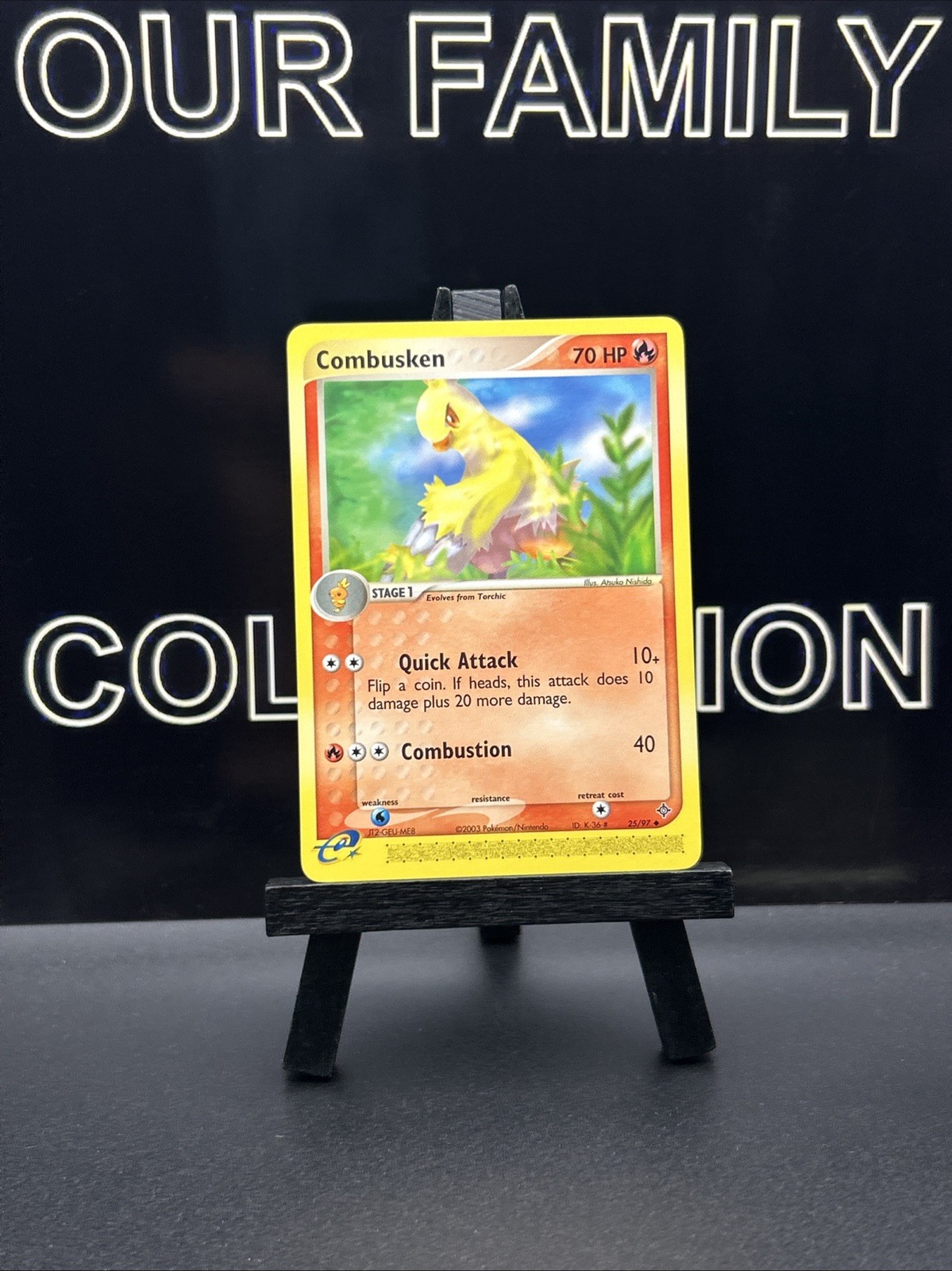 Pokémon TCG Combusken 25/97 EX Drago Regolare Eng Non Comune Fase 1 70HP
