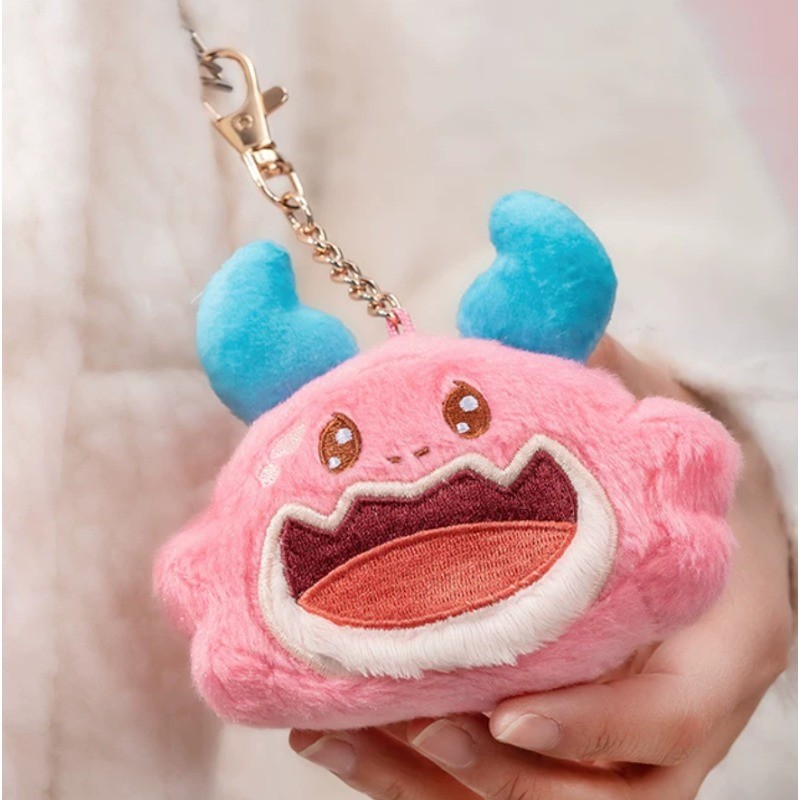 Teamfight Tactics Chibi Dragon 3.9in Plush Doll Charm Keychain Pendant