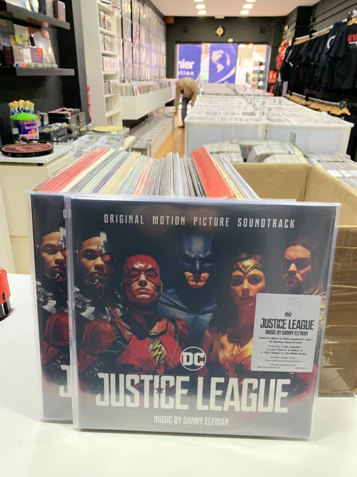 JUSTICE LEAGUE 2LP DANNY ELFMAN 2023 VINILE COLORATO FLAMINGO