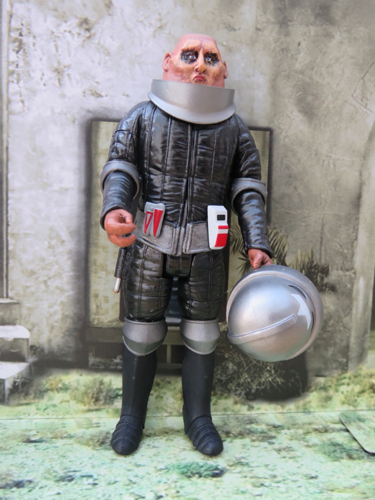 FIGURA DOCTOR WHO * SONTARAN COMANDANTE STOR & ELM & BACCHETTA * INVASIONE DEL TEMPO